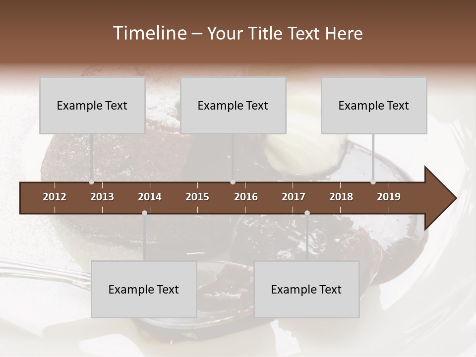 Fondant Au Chocolat Recipe PowerPoint Template
