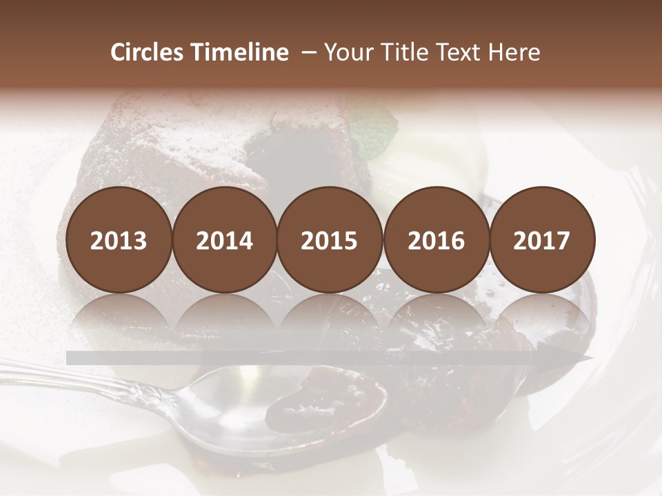 Fondant Au Chocolat Recipe PowerPoint Template