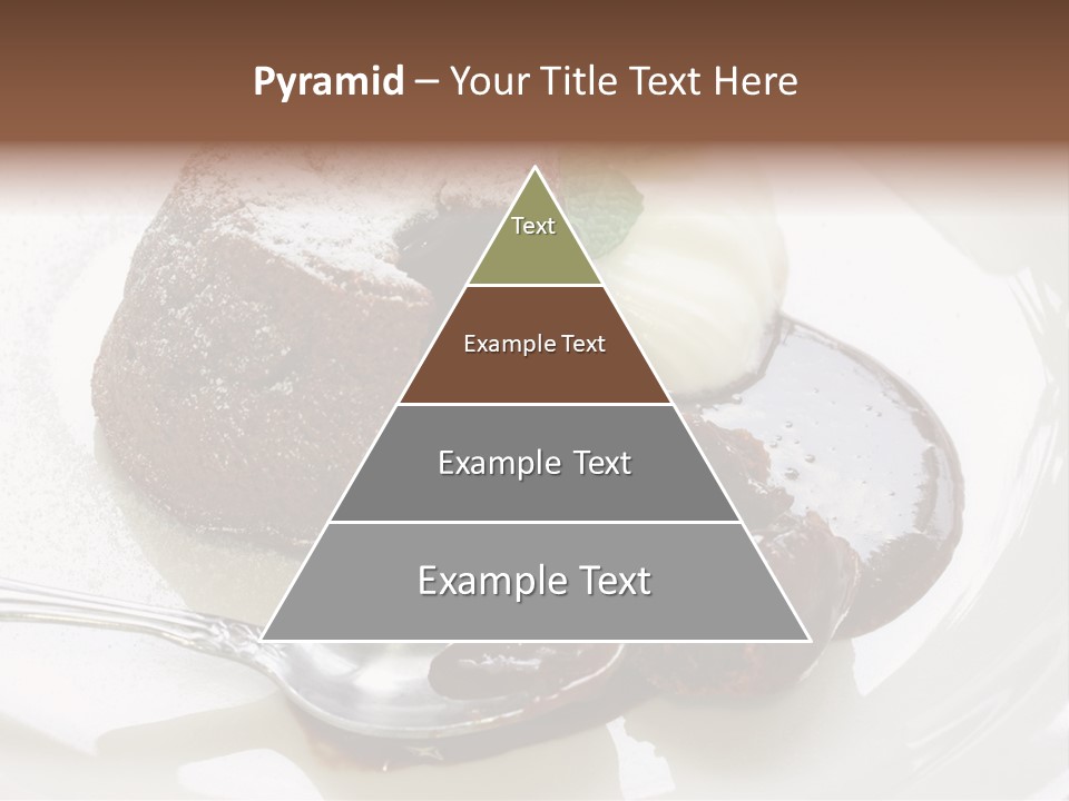 Fondant Au Chocolat Recipe PowerPoint Template