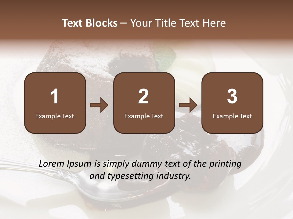 Fondant Au Chocolat Recipe PowerPoint Template