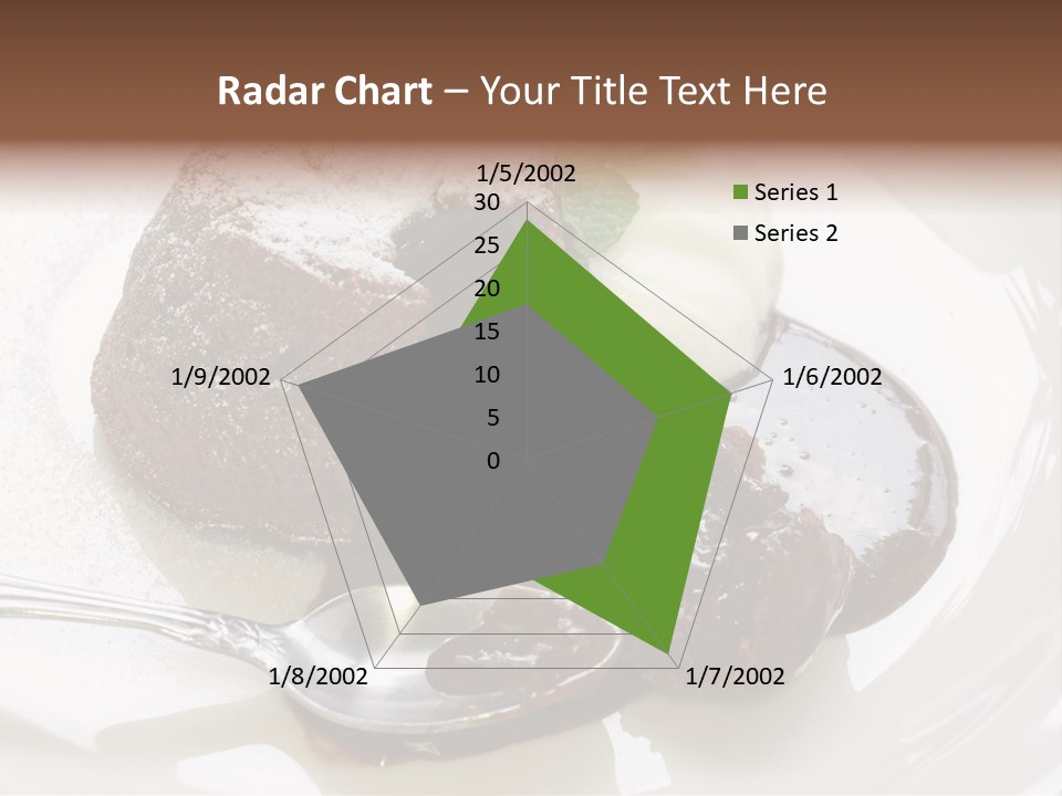 Fondant Au Chocolat Recipe PowerPoint Template