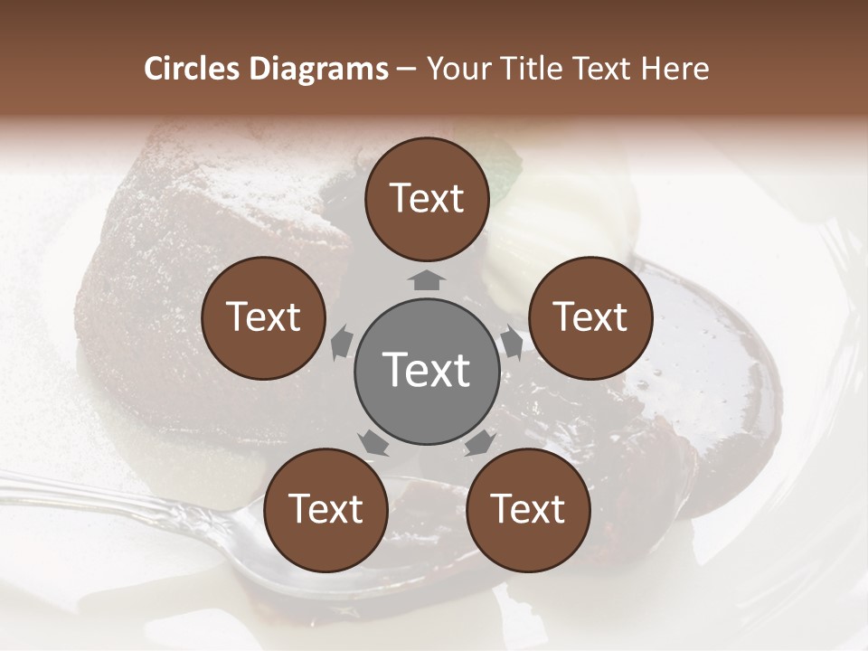 Fondant Au Chocolat Recipe PowerPoint Template