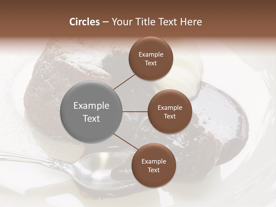 Fondant Au Chocolat Recipe PowerPoint Template