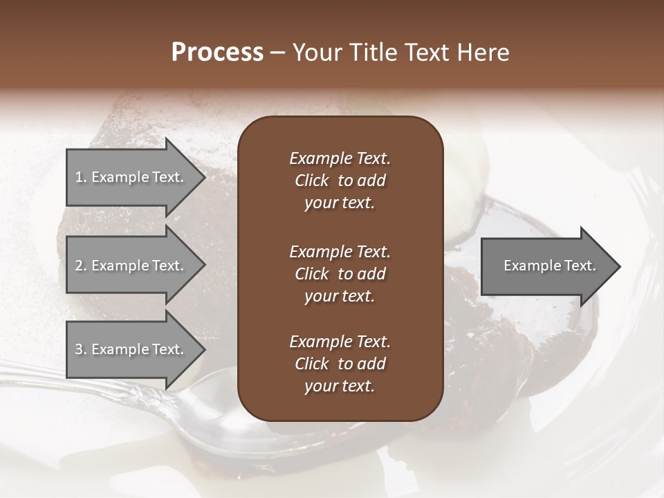 Fondant Au Chocolat Recipe PowerPoint Template