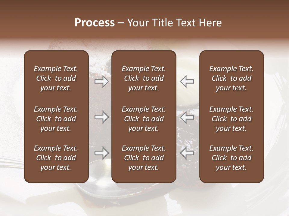 Fondant Au Chocolat Recipe PowerPoint Template