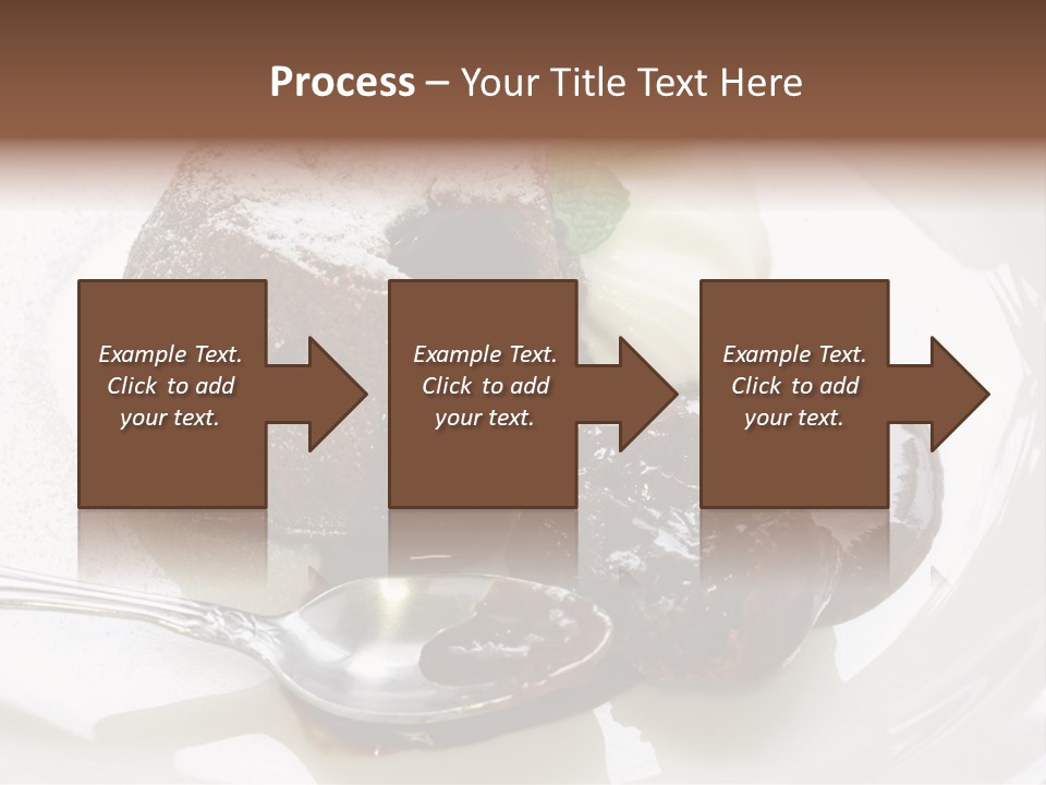 Fondant Au Chocolat Recipe PowerPoint Template
