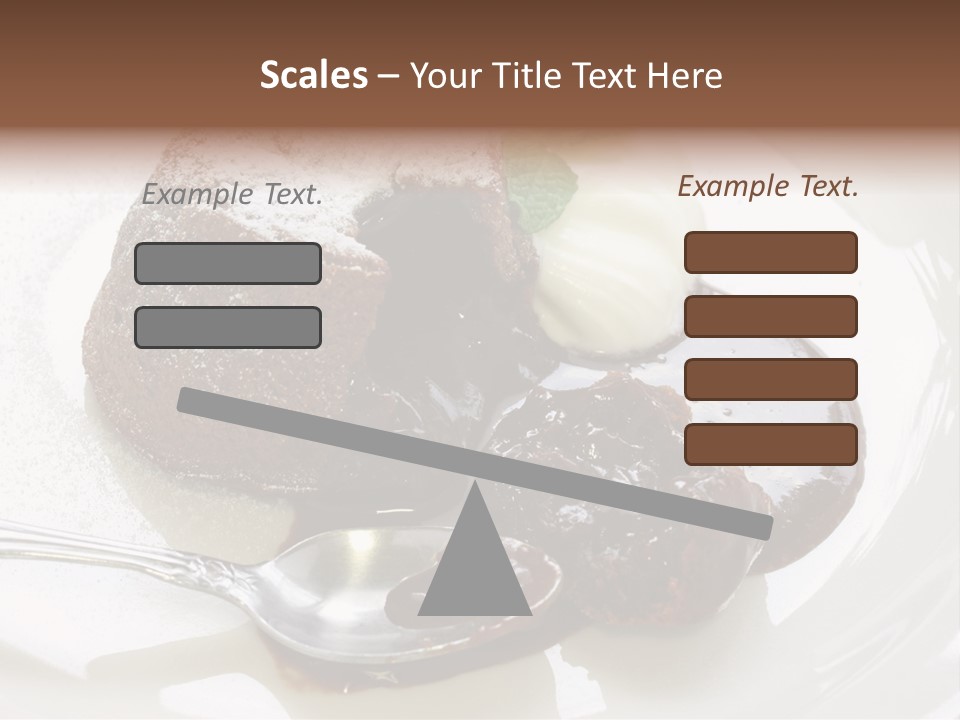 Fondant Au Chocolat Recipe PowerPoint Template