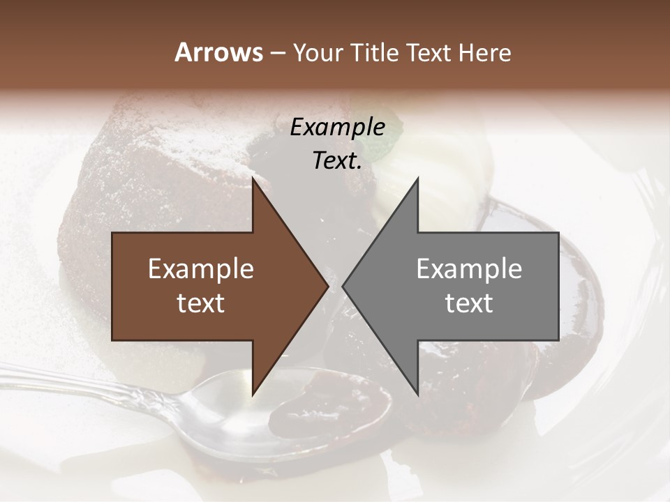 Fondant Au Chocolat Recipe PowerPoint Template