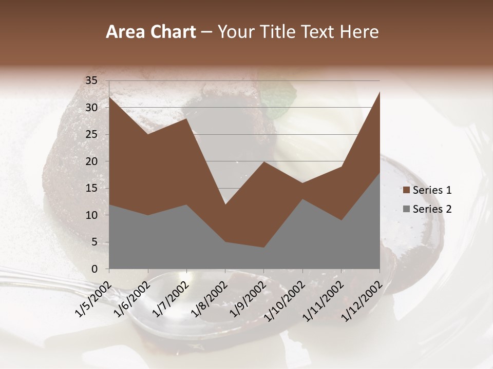 Fondant Au Chocolat Recipe PowerPoint Template