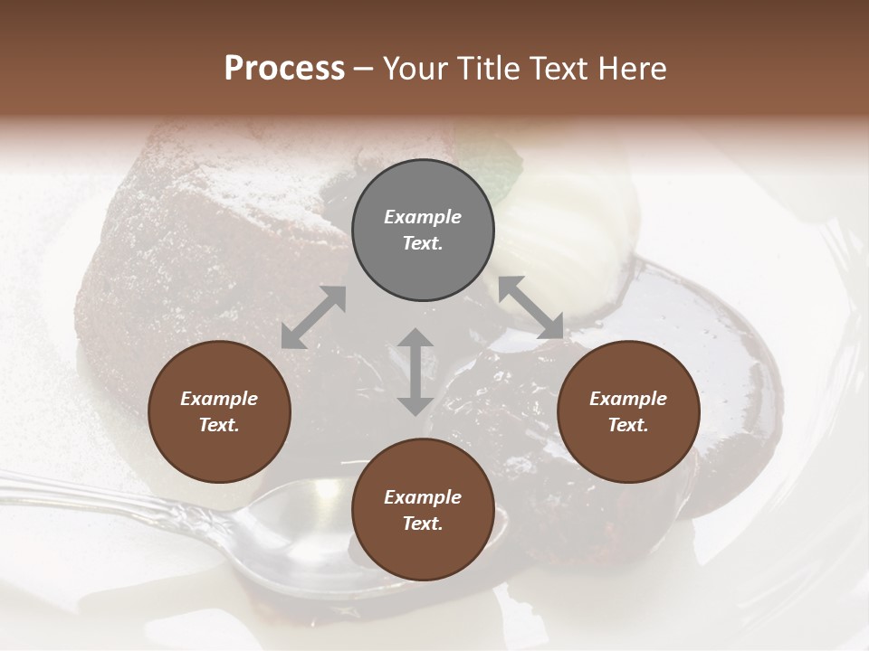 Fondant Au Chocolat Recipe PowerPoint Template