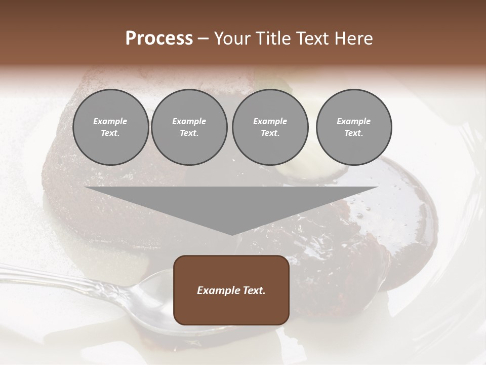 Fondant Au Chocolat Recipe PowerPoint Template