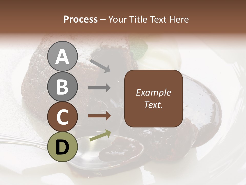 Fondant Au Chocolat Recipe PowerPoint Template