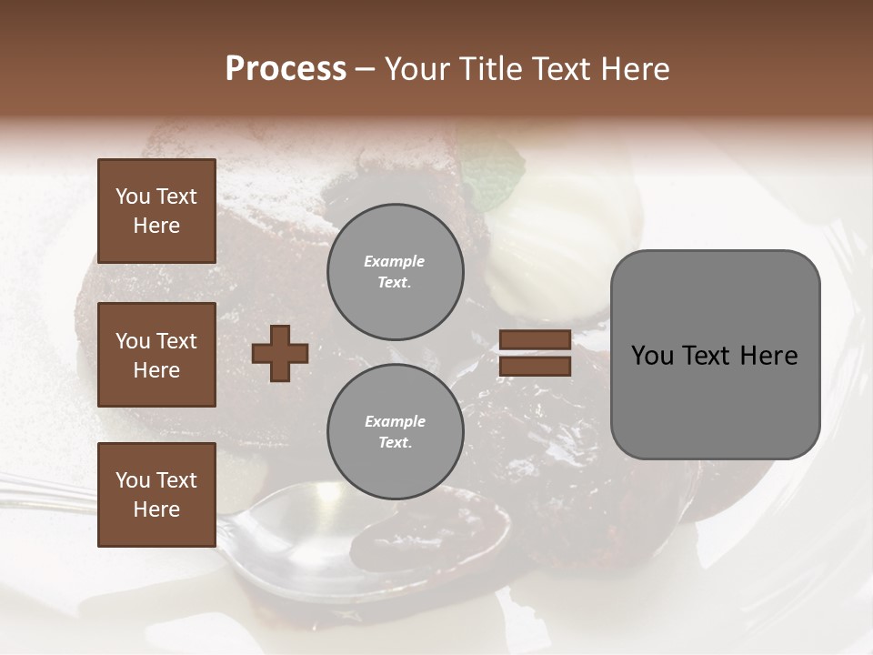 Fondant Au Chocolat Recipe PowerPoint Template
