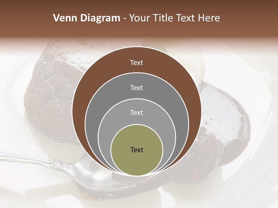 Fondant Au Chocolat Recipe PowerPoint Template