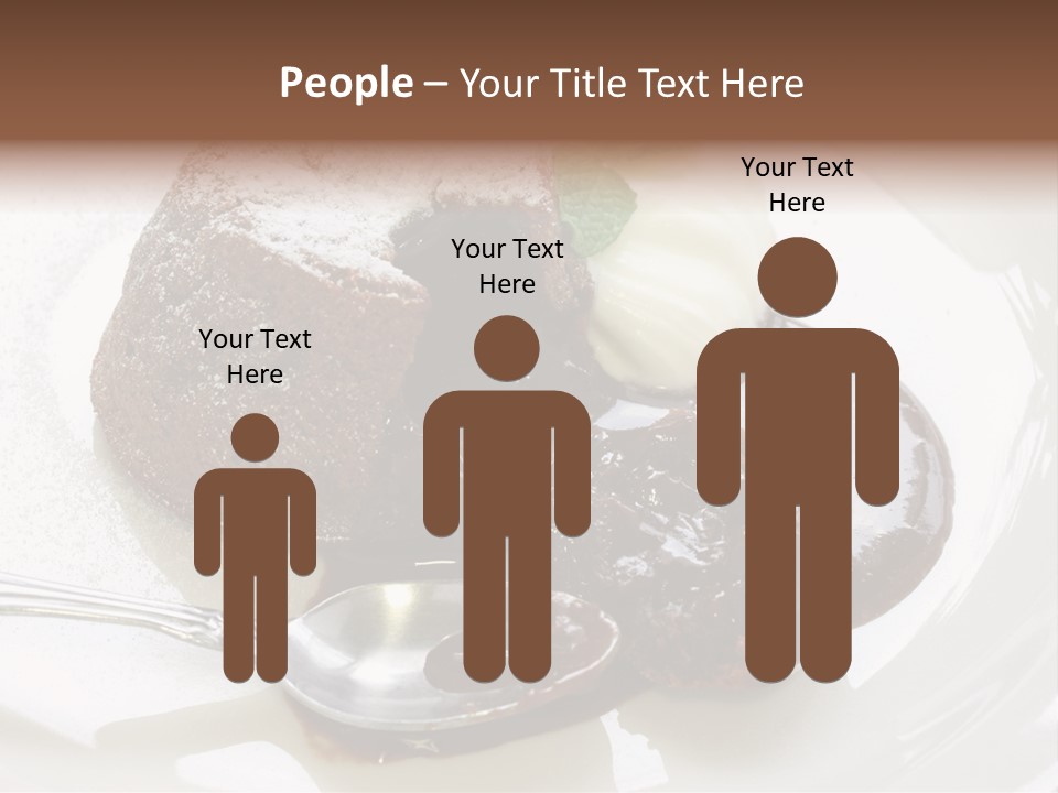 Fondant Au Chocolat Recipe PowerPoint Template