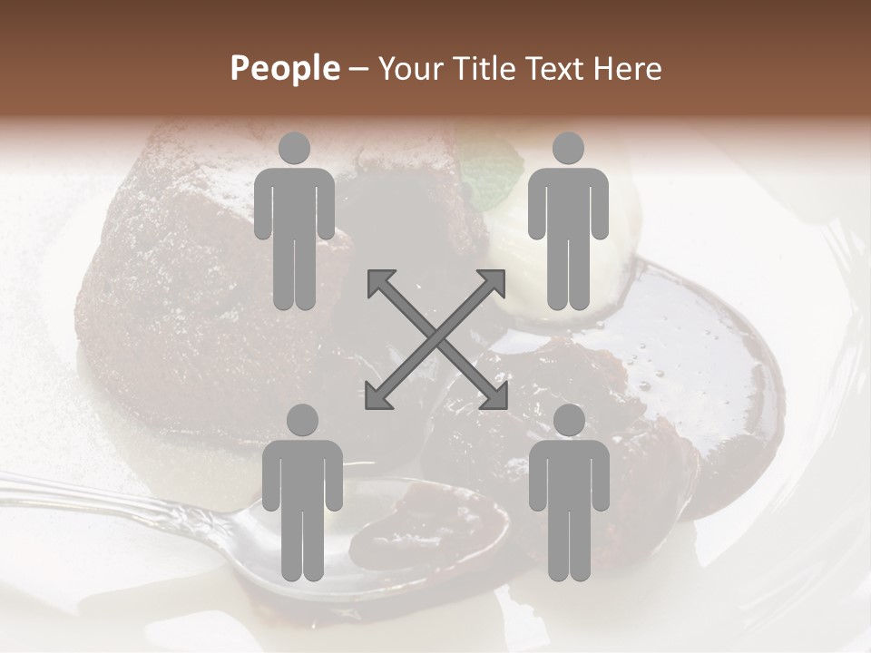 Fondant Au Chocolat Recipe PowerPoint Template