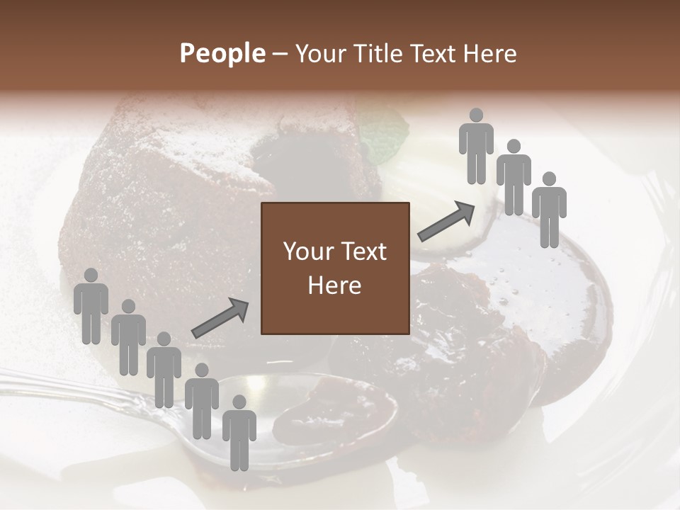 Fondant Au Chocolat Recipe PowerPoint Template
