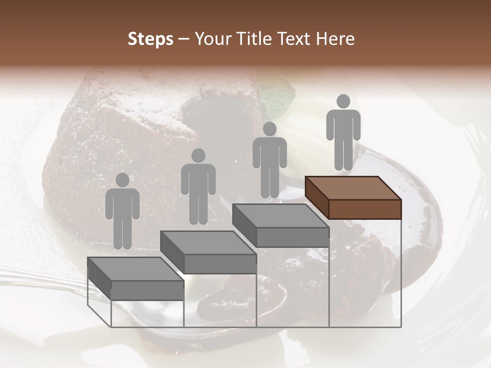 Fondant Au Chocolat Recipe PowerPoint Template