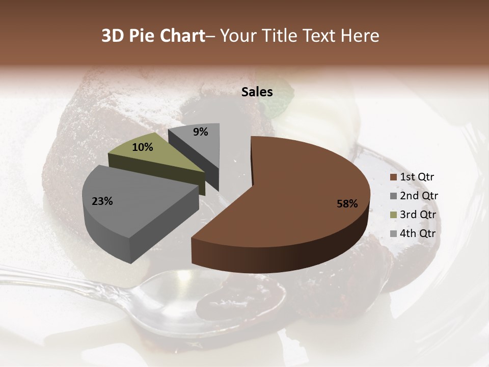 Fondant Au Chocolat Recipe PowerPoint Template