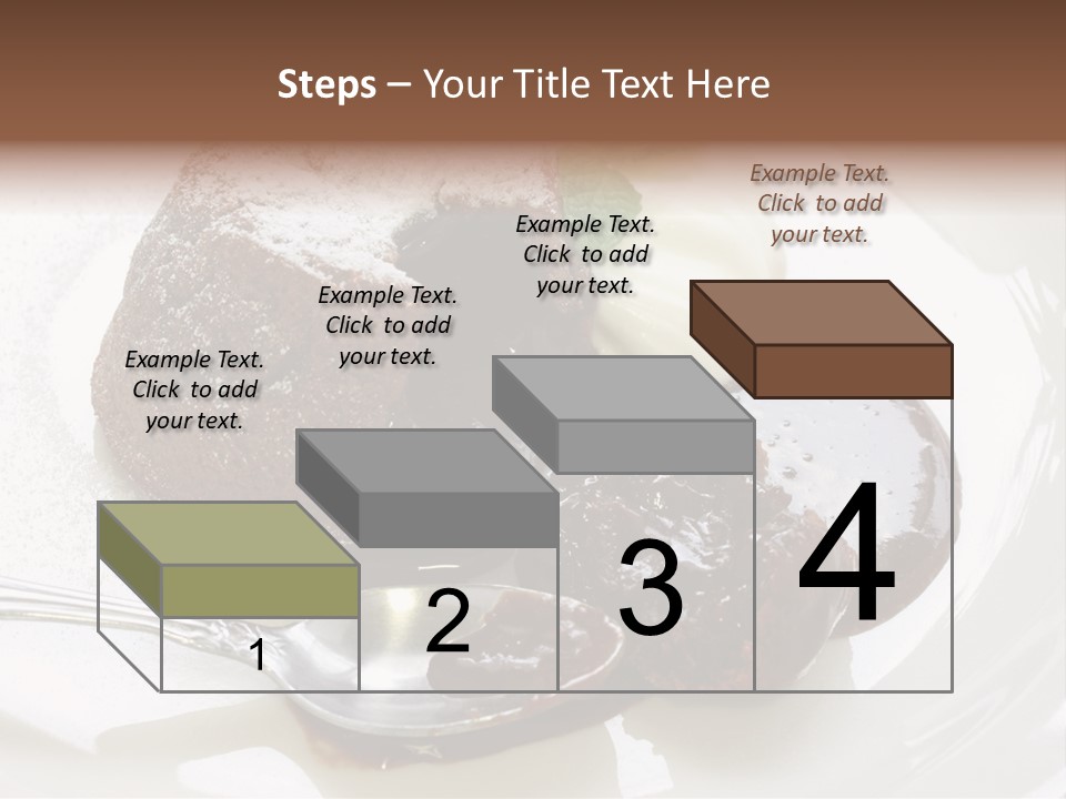 Fondant Au Chocolat Recipe PowerPoint Template