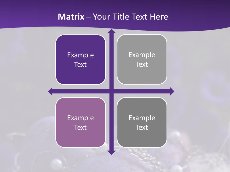 Ostereier Lila PowerPoint Template