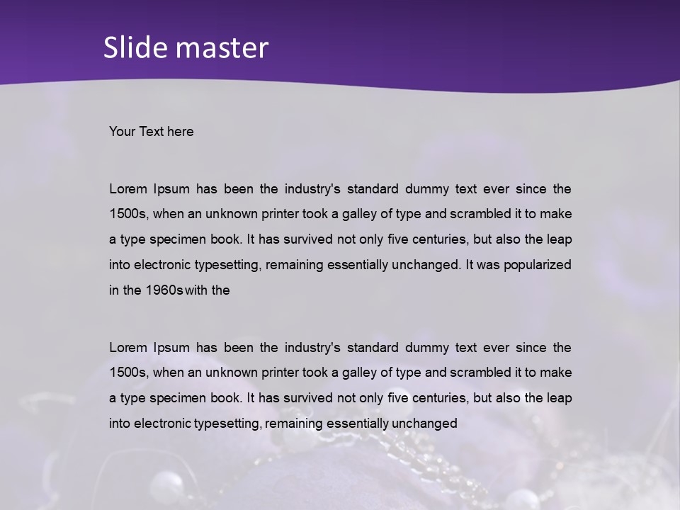 Ostereier Lila PowerPoint Template