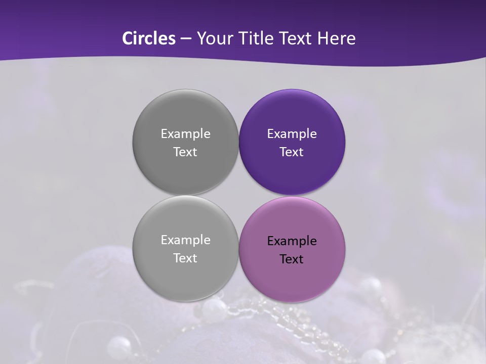 Ostereier Lila PowerPoint Template