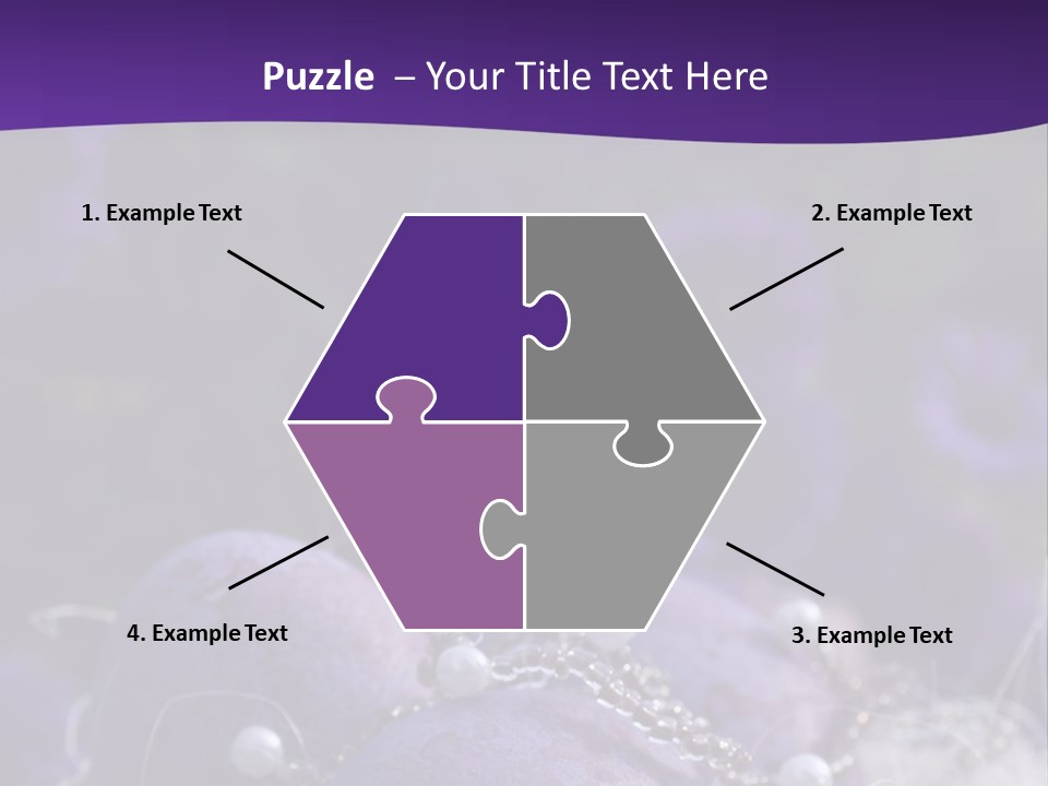 Ostereier Lila PowerPoint Template