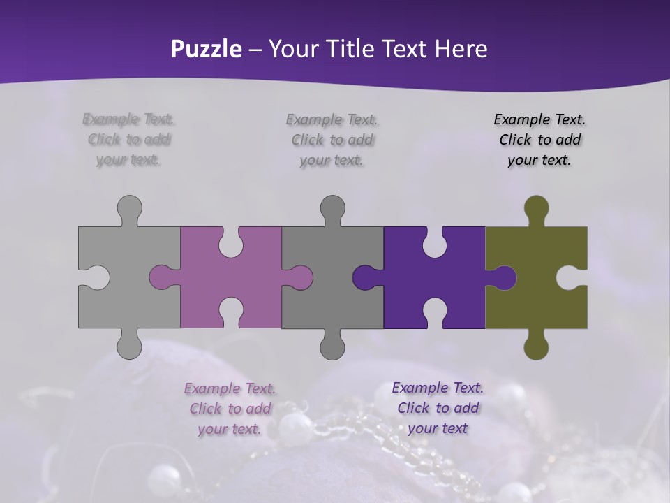 Ostereier Lila PowerPoint Template