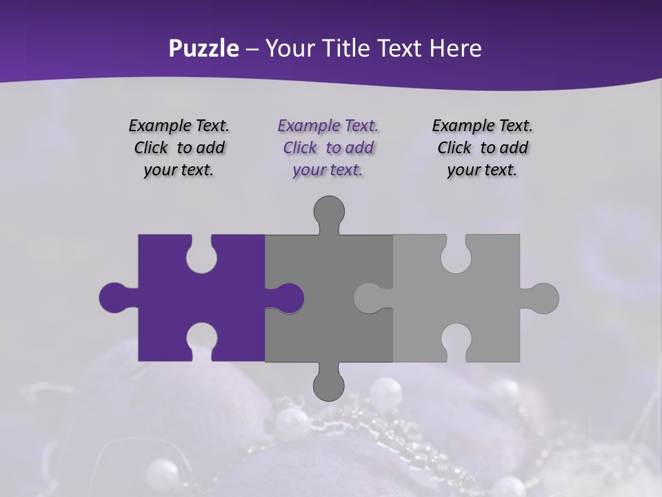 Ostereier Lila PowerPoint Template