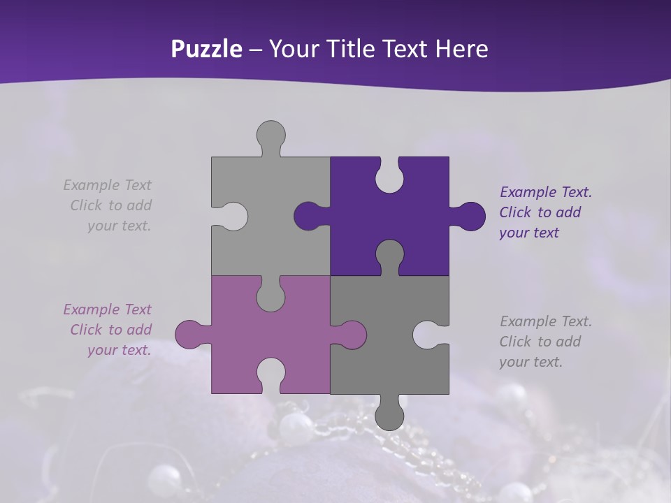 Ostereier Lila PowerPoint Template