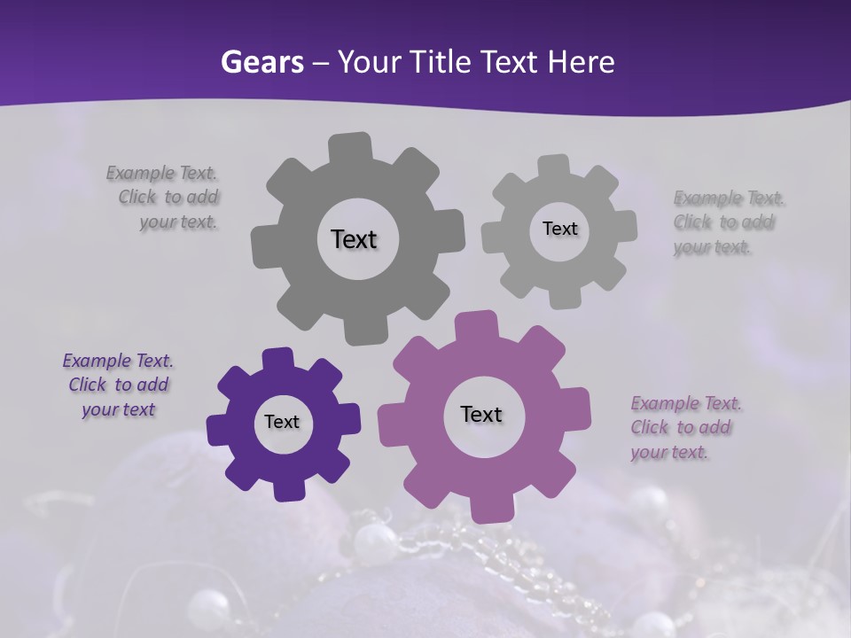 Ostereier Lila PowerPoint Template