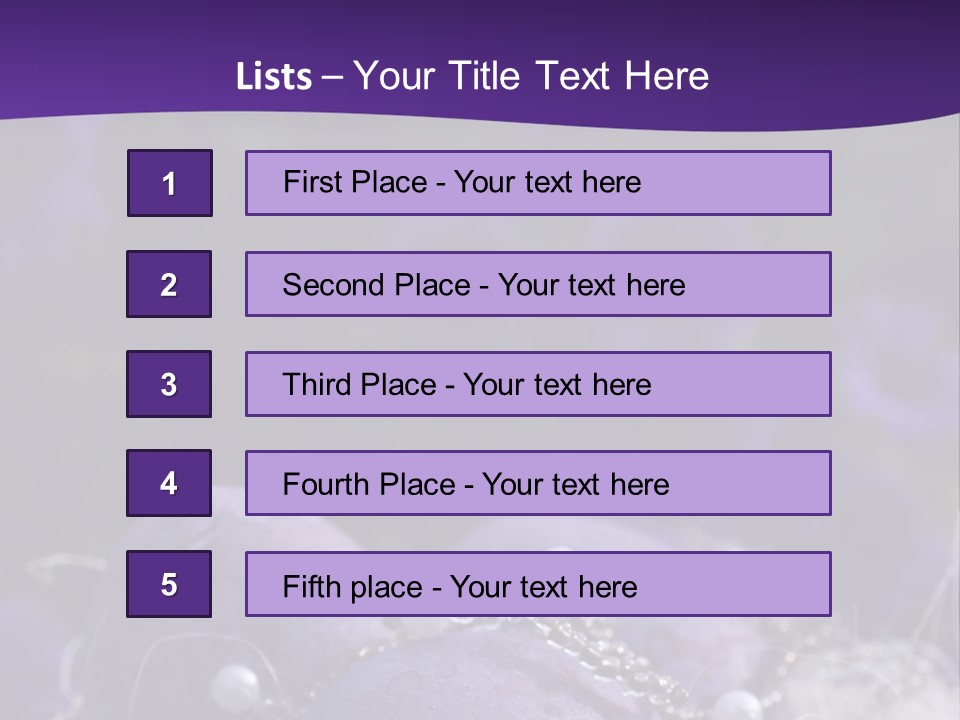 Ostereier Lila PowerPoint Template