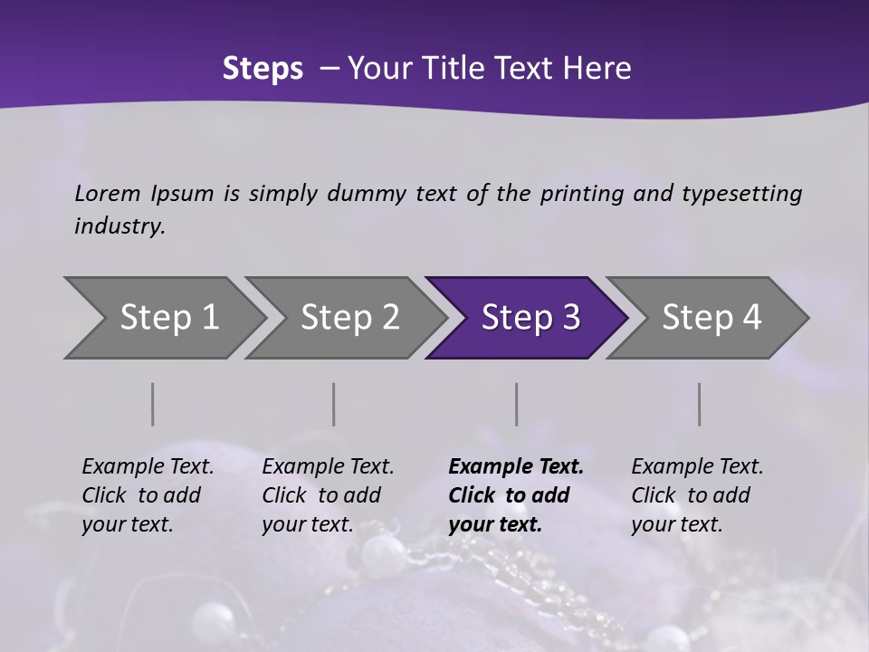 Ostereier Lila PowerPoint Template