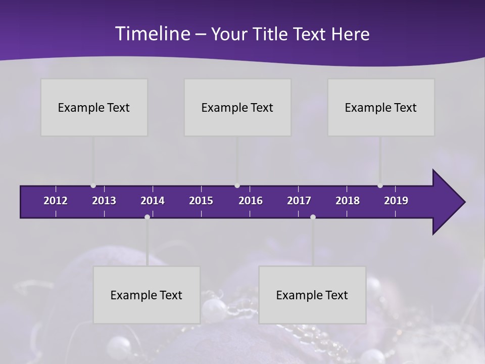 Ostereier Lila PowerPoint Template