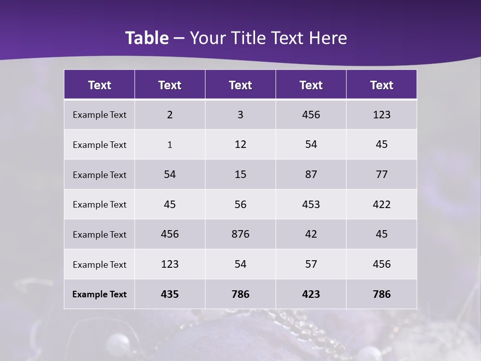 Ostereier Lila PowerPoint Template
