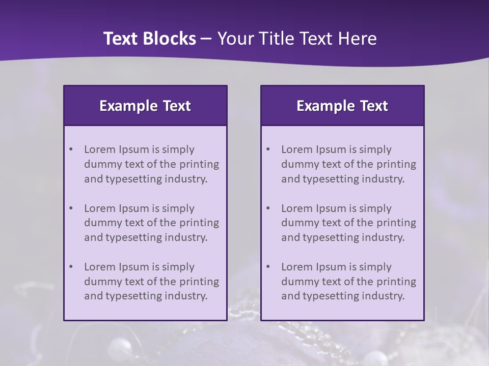 Ostereier Lila PowerPoint Template