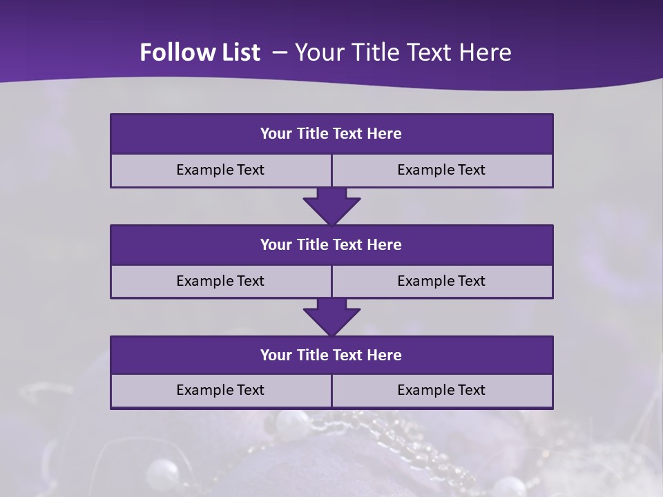 Ostereier Lila PowerPoint Template