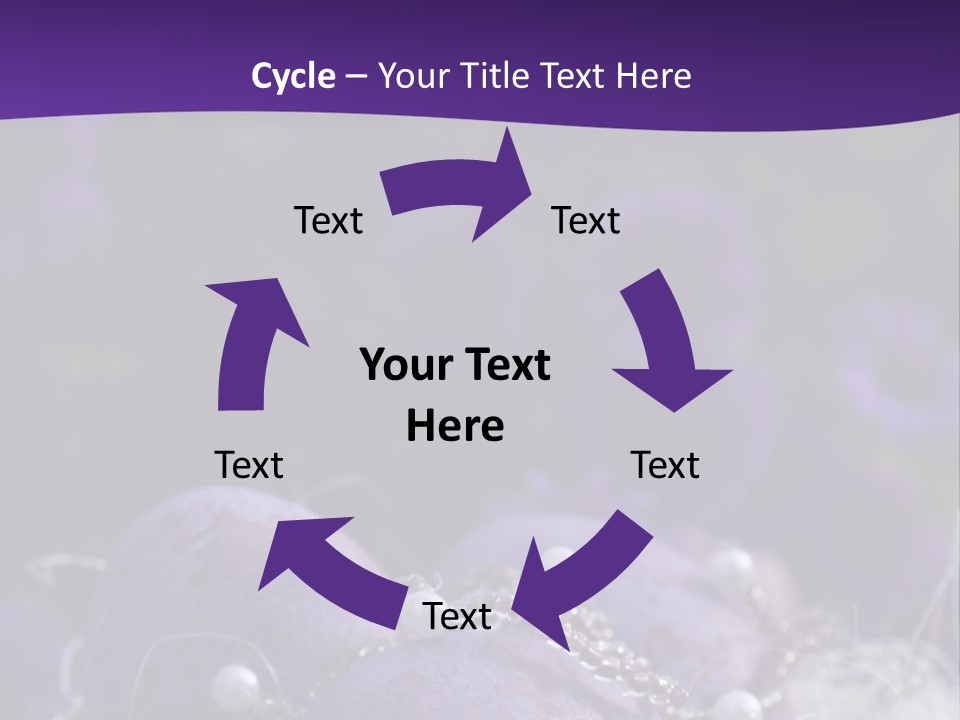 Ostereier Lila PowerPoint Template