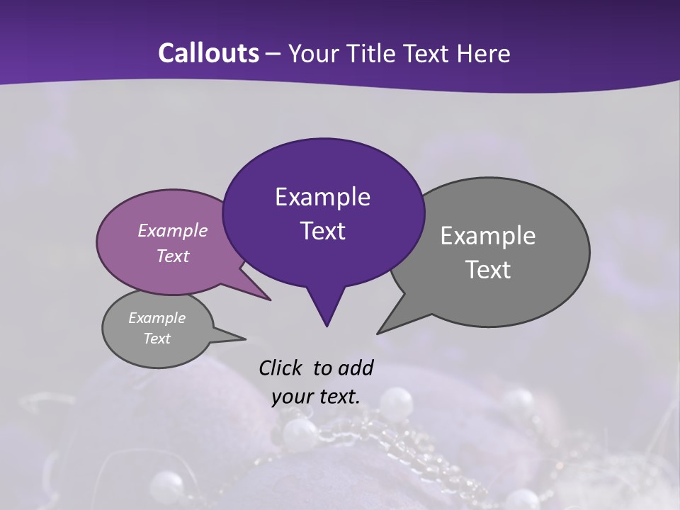 Ostereier Lila PowerPoint Template