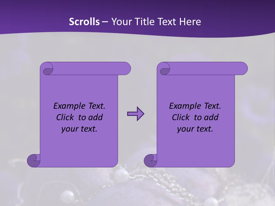 Ostereier Lila PowerPoint Template