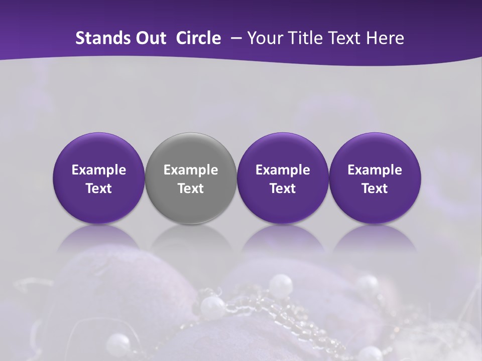 Ostereier Lila PowerPoint Template