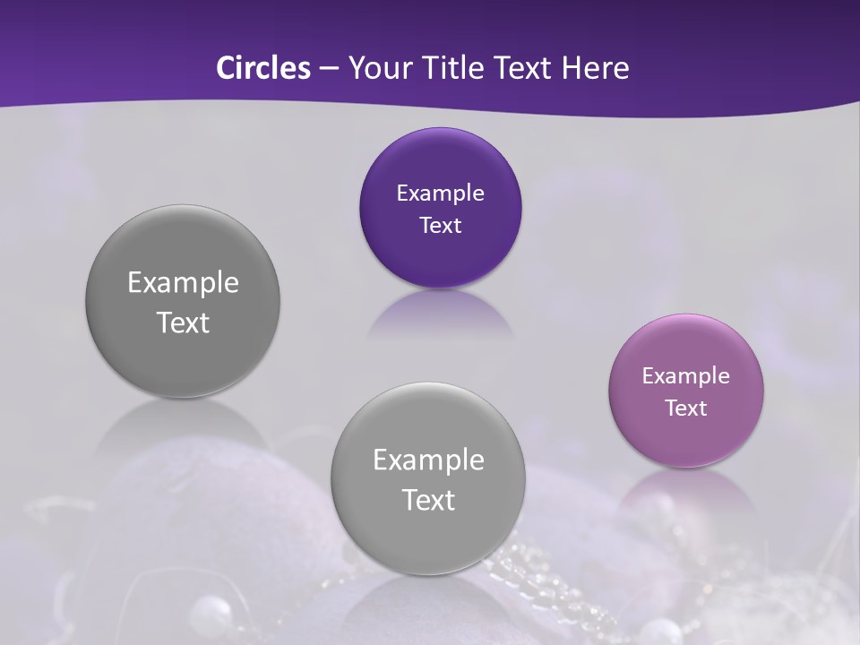 Ostereier Lila PowerPoint Template