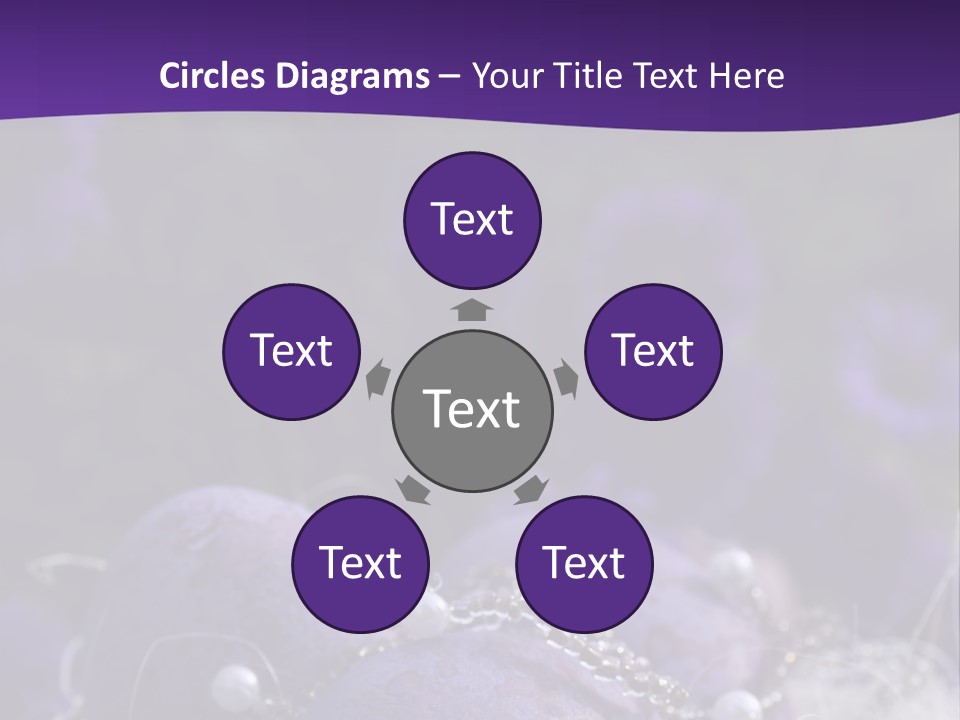 Ostereier Lila PowerPoint Template