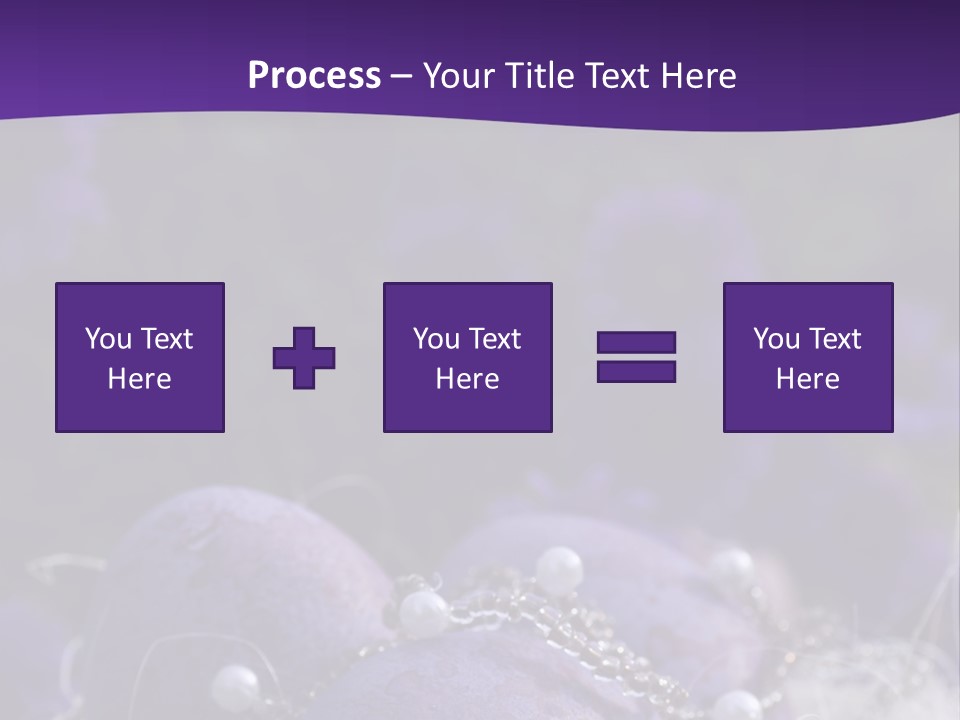 Ostereier Lila PowerPoint Template