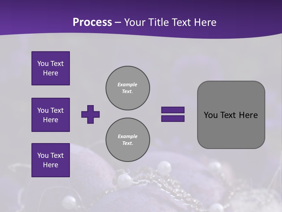 Ostereier Lila PowerPoint Template