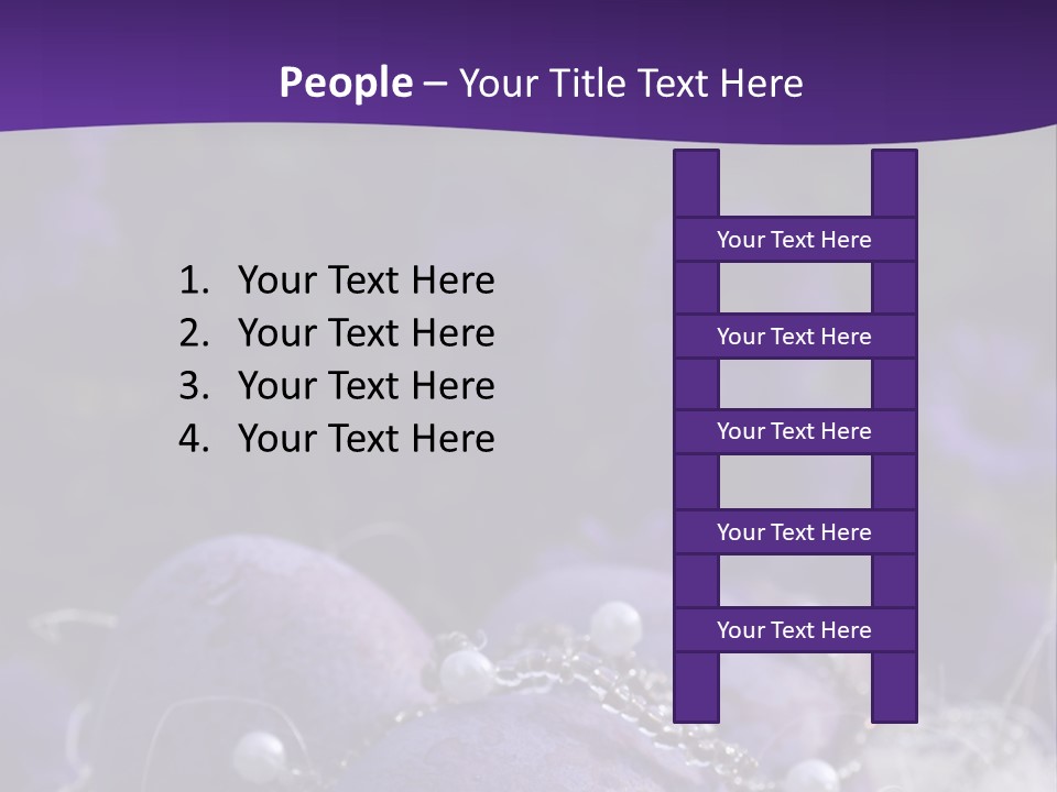 Ostereier Lila PowerPoint Template