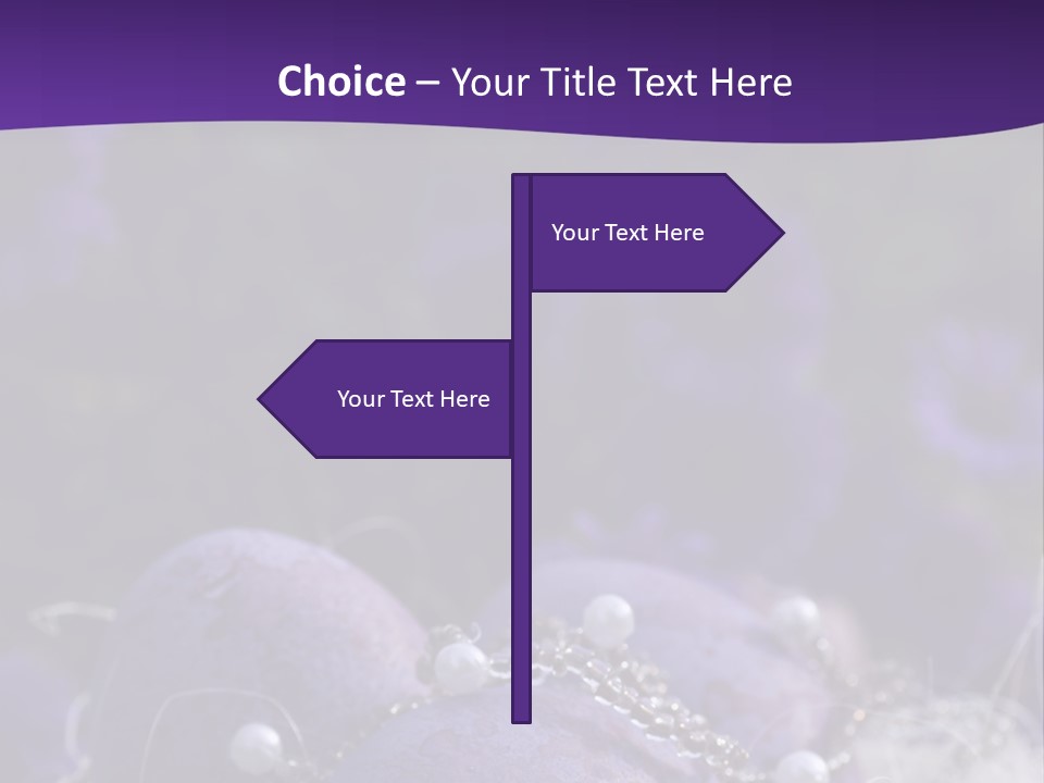 Ostereier Lila PowerPoint Template