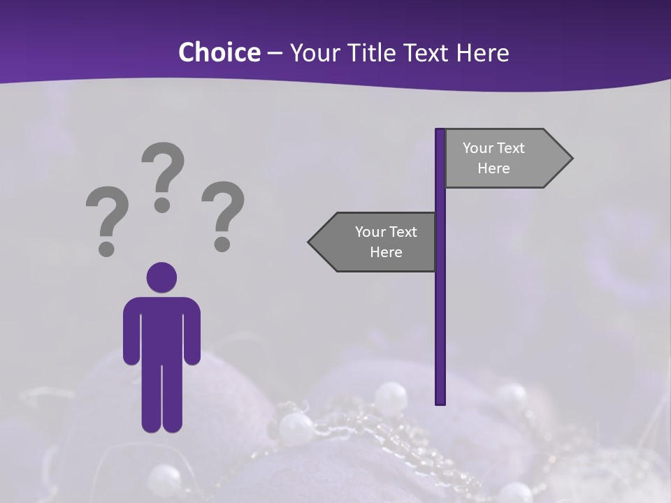 Ostereier Lila PowerPoint Template