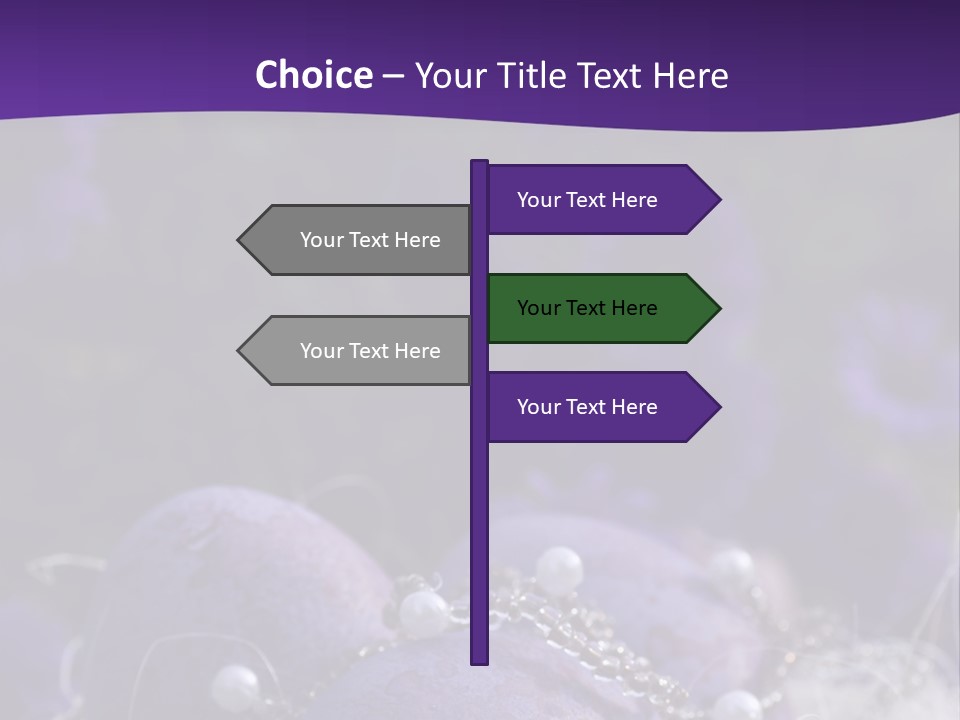 Ostereier Lila PowerPoint Template